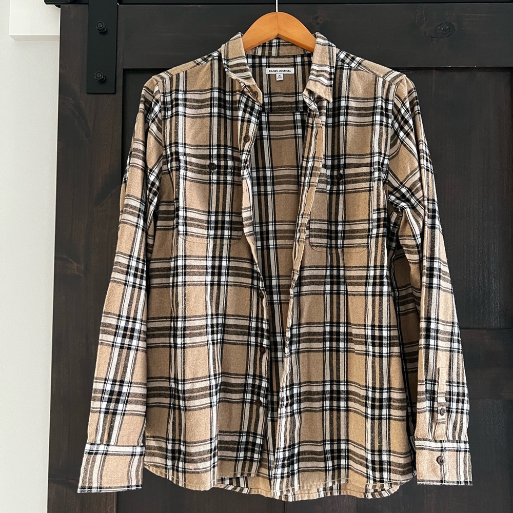 Flannel button up shirt